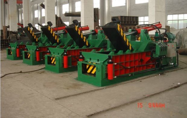 Metal Baling Press For Ferrous and Nonferrous Metals Hydraulic Drive180T Capacity
